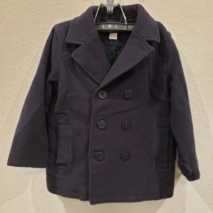 Janie and Jack Blue Wool Coat